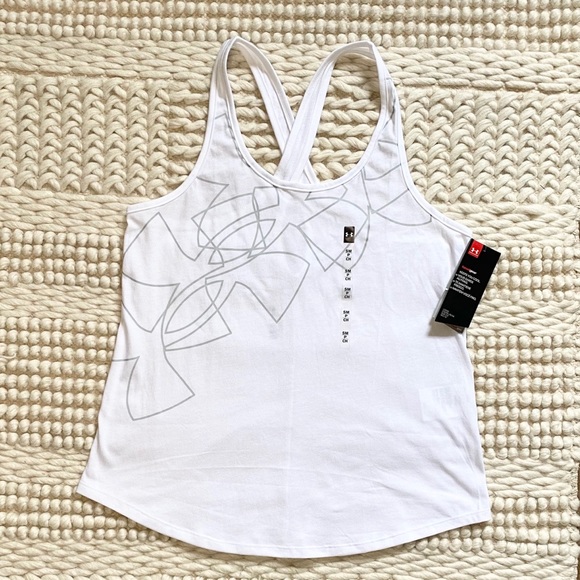 New White Under Armour gym tank top size Small - Picture 3 of 7
